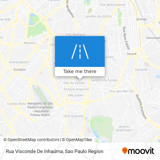 Mapa Rua Visconde De Inhaúma