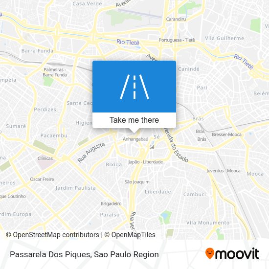 Passarela Dos Piques map