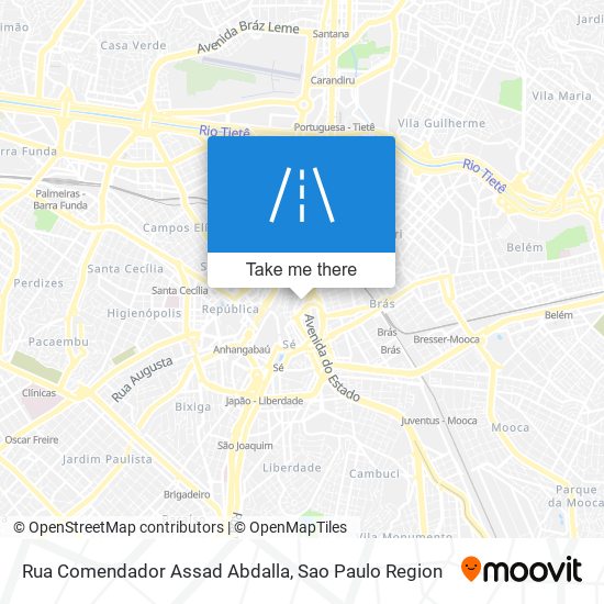 Mapa Rua Comendador Assad Abdalla