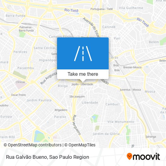 Rua Galvão Bueno map