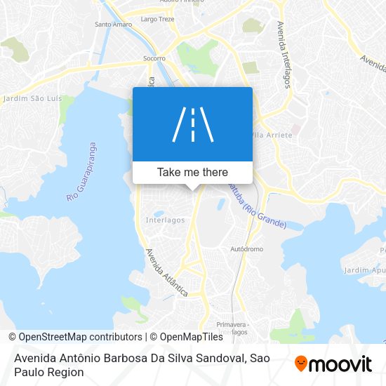 Avenida Antônio Barbosa Da Silva Sandoval map