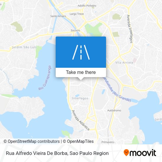 Rua Alfredo Vieira De Borba map
