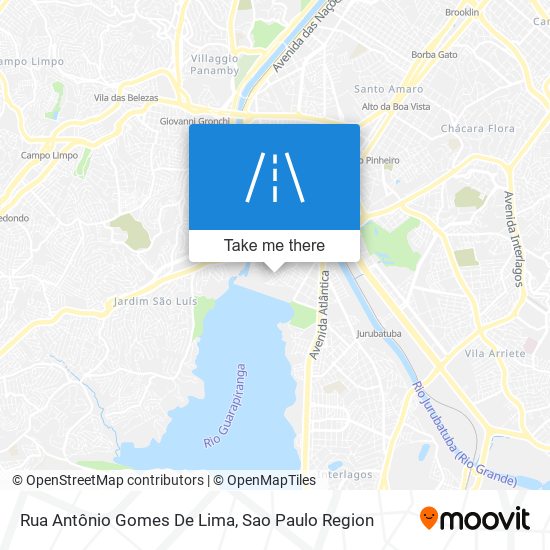 Mapa Rua Antônio Gomes De Lima