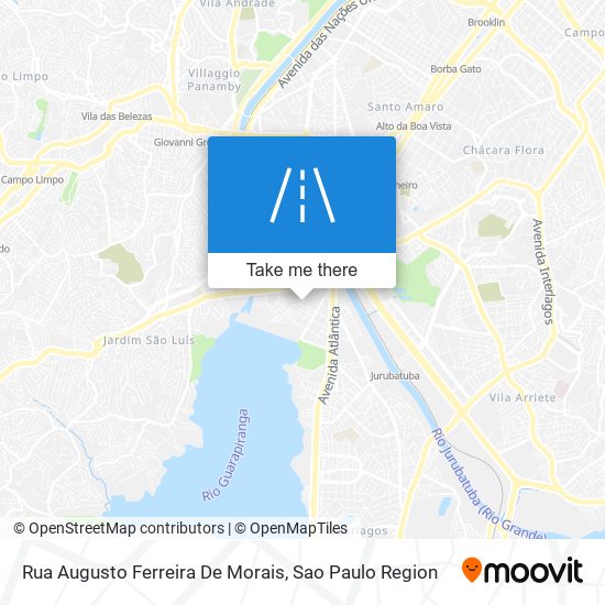 Rua Augusto Ferreira De Morais map