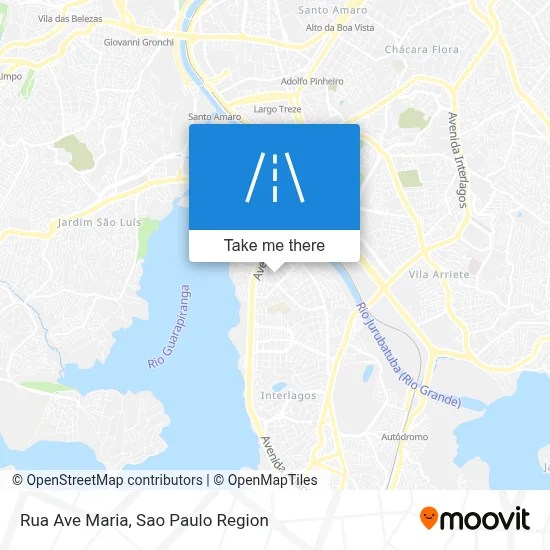 Rua Ave Maria map