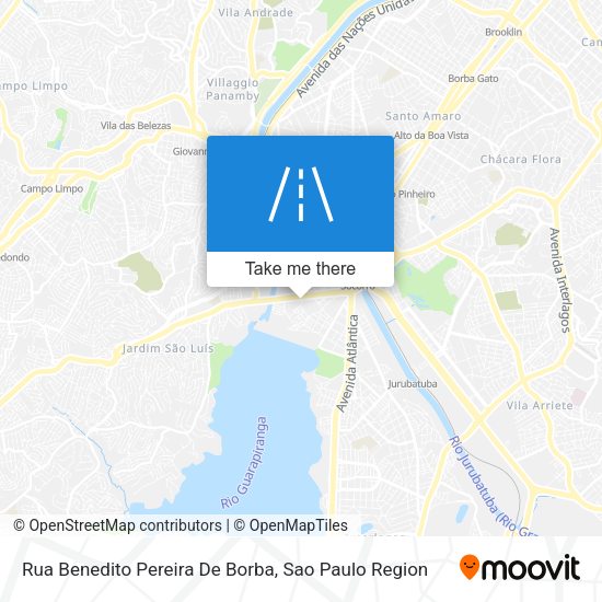 Rua Benedito Pereira De Borba map