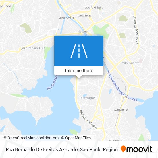 Mapa Rua Bernardo De Freitas Azevedo