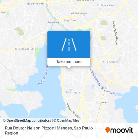 Mapa Rua Doutor Nelson Pizzotti Mendes