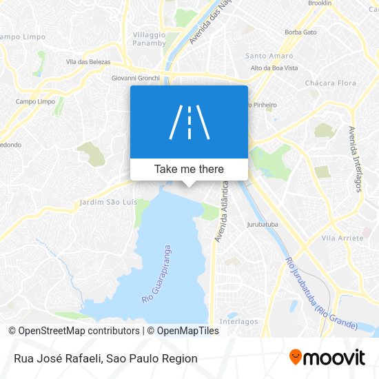 Rua José Rafaeli map