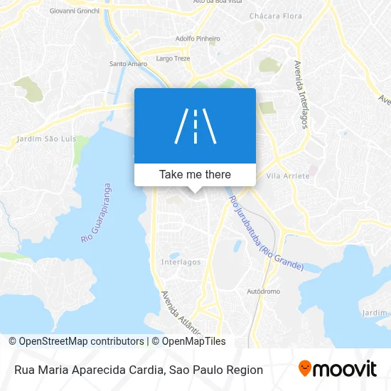 Rua Maria Aparecida Cardia map