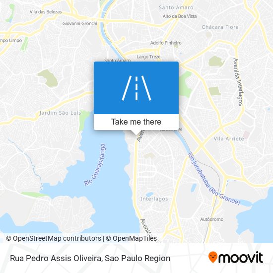Mapa Rua Pedro Assis Oliveira