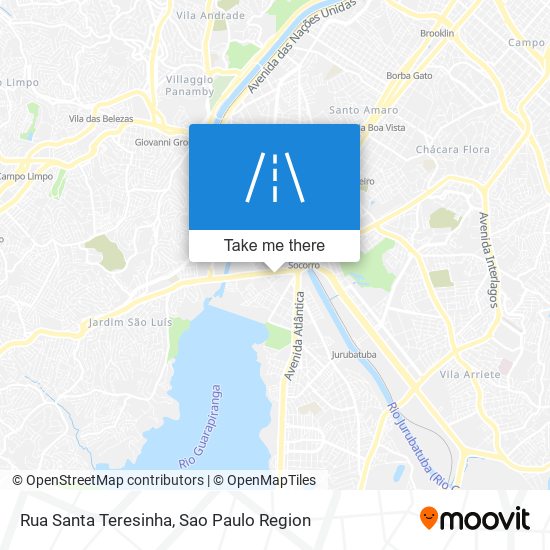 Rua Santa Teresinha map