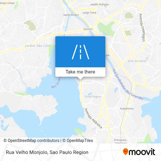 Rua Velho Monjolo map