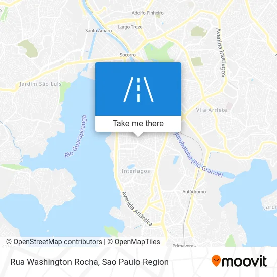 Rua Washington Rocha map
