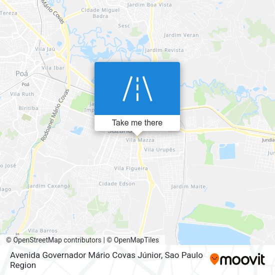 Avenida Governador Mário Covas Júnior map