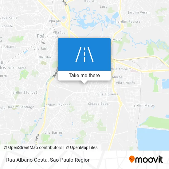 Rua Albano Costa map