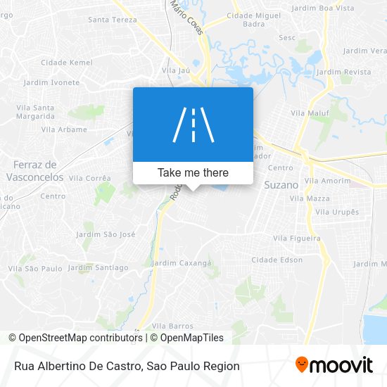 Rua Albertino De Castro map