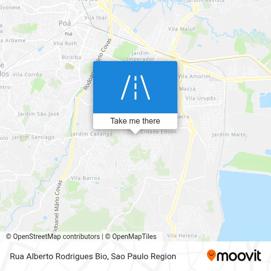 Rua Alberto Rodrigues Bio map