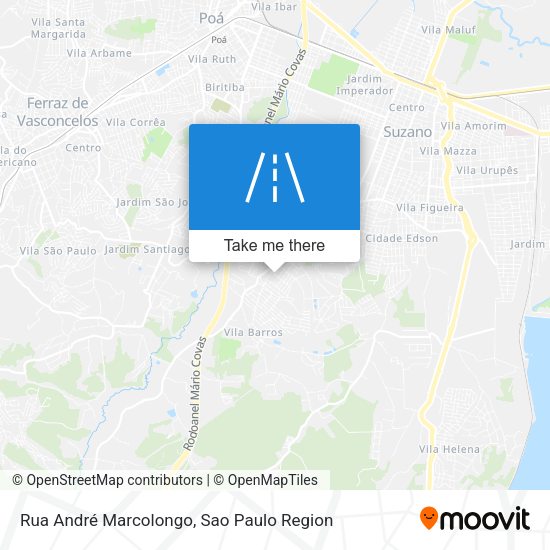 Rua André Marcolongo map