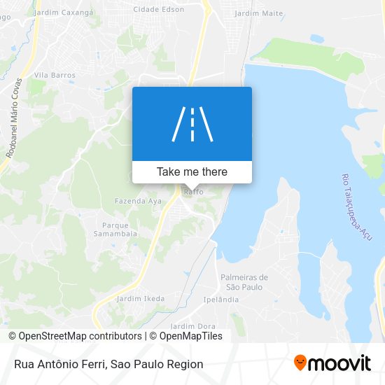 Rua Antônio Ferri map