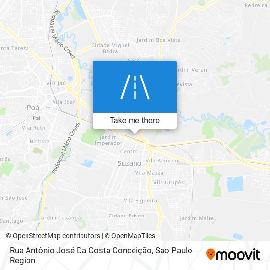 Mapa Rua Antônio José Da Costa Conceição