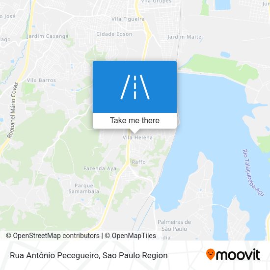 Rua Antônio Pecegueiro map