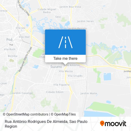 Rua Antônio Rodrigues De Almeida map
