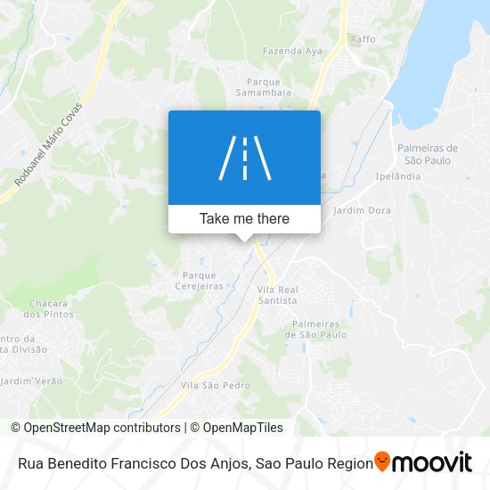 Rua Benedito Francisco Dos Anjos map