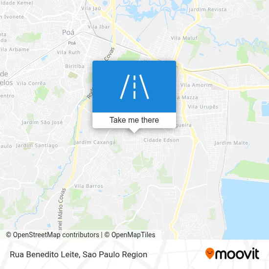 Rua Benedito Leite map