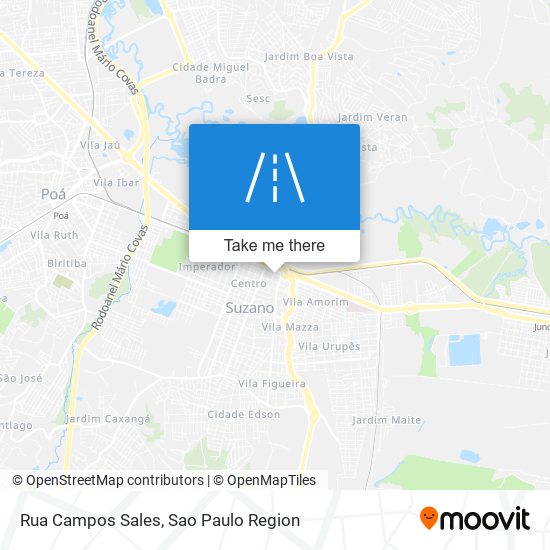 Mapa Rua Campos Sales