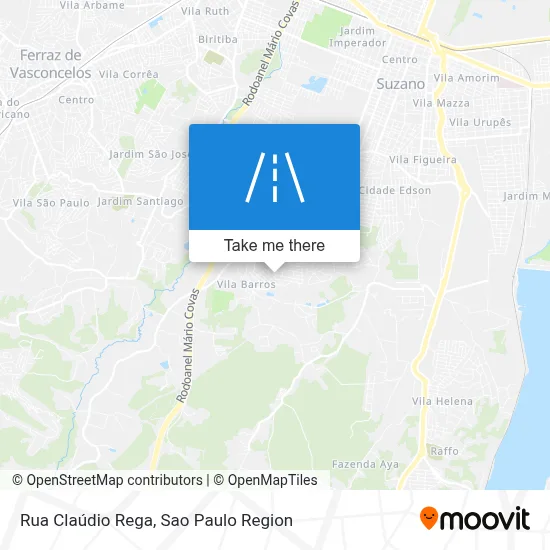 Rua Claúdio Rega map