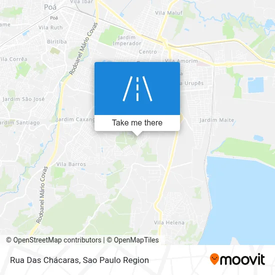Rua Das Chácaras map