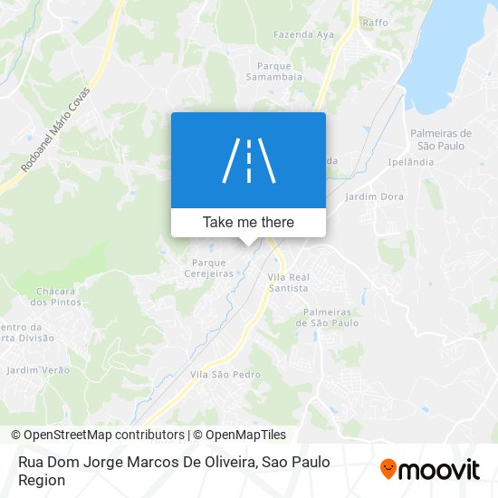 Rua Dom Jorge Marcos De Oliveira map