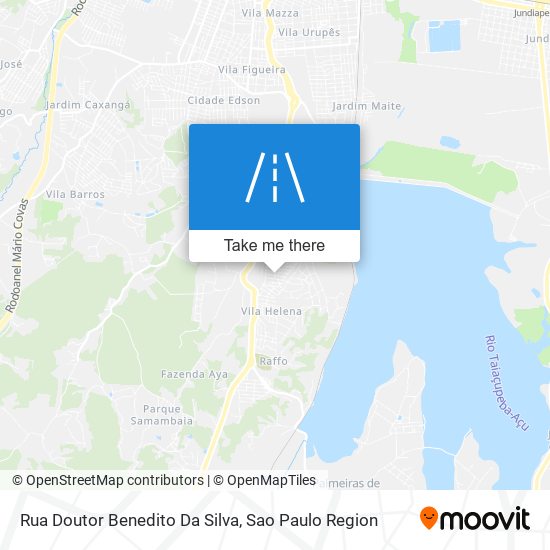 Rua Doutor Benedito Da Silva map