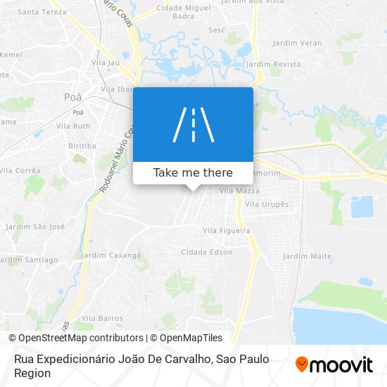 Mapa Rua Expedicionário João De Carvalho