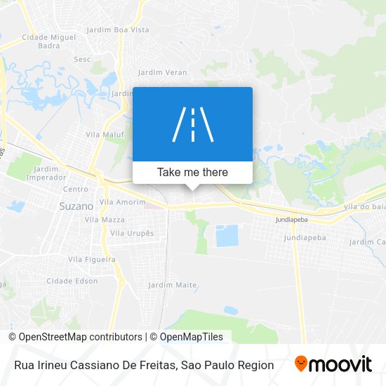 Rua Irineu Cassiano De Freitas map