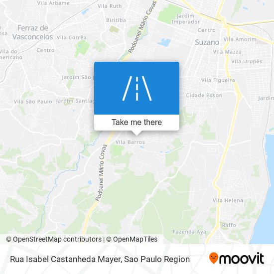 Mapa Rua Isabel Castanheda Mayer