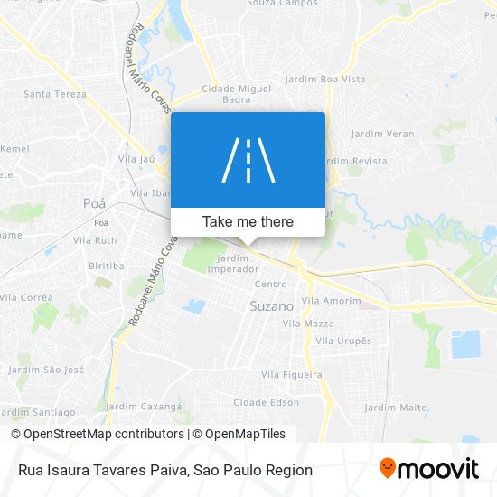 Rua Isaura Tavares Paiva map