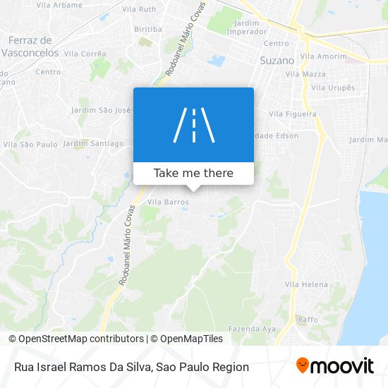 Mapa Rua Israel Ramos Da Silva