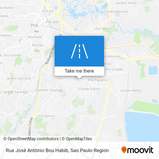 Rua José Antônio Bou Habib map