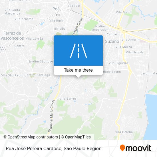 Rua José Pereira Cardoso map