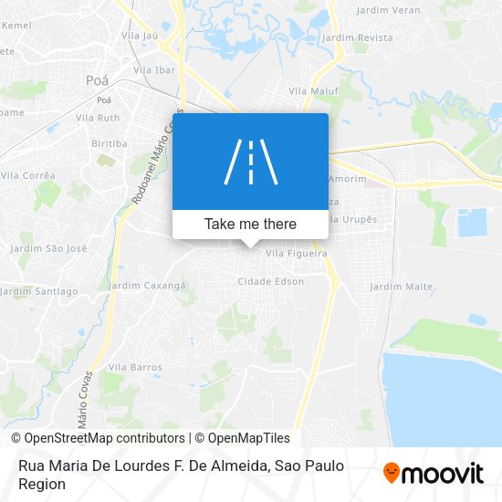 Rua Maria De Lourdes F. De Almeida map
