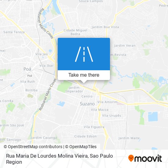 Rua Maria De Lourdes Molina Vieira map