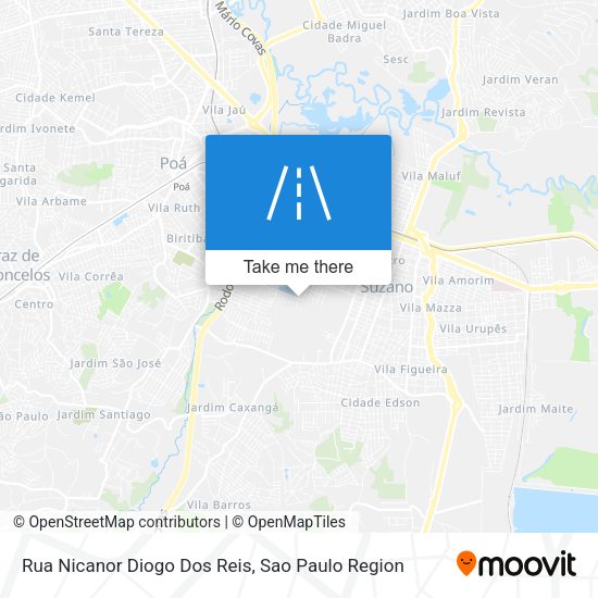 Rua Nicanor Diogo Dos Reis map