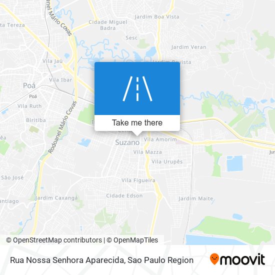 Rua Nossa Senhora Aparecida map