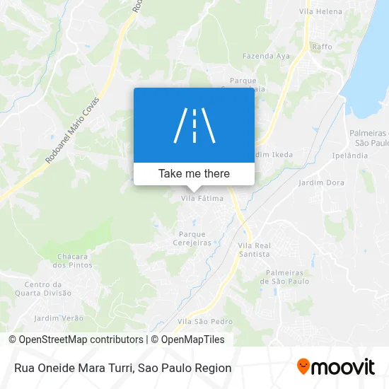 Rua Oneide Mara Turri map