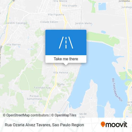 Rua Ozaria Alvez Tavares map