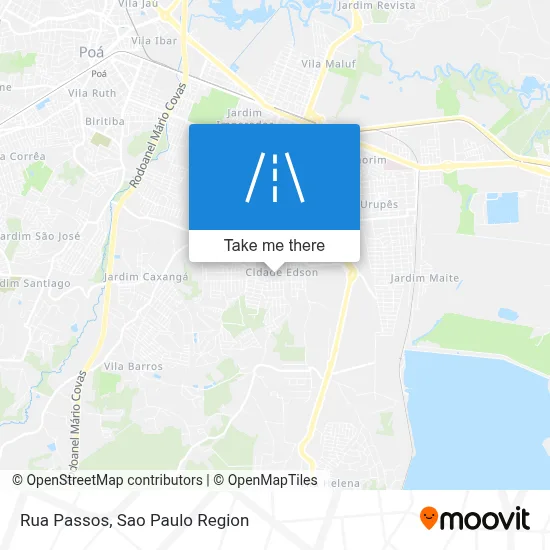 Rua Passos map