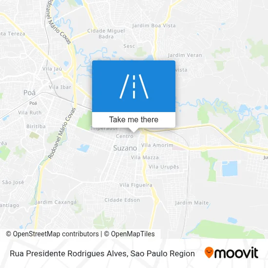 Rua Presidente Rodrigues Alves map