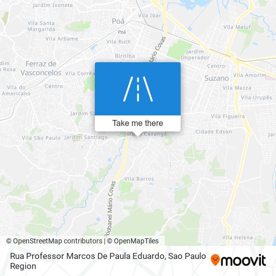 Mapa Rua Professor Marcos De Paula Eduardo